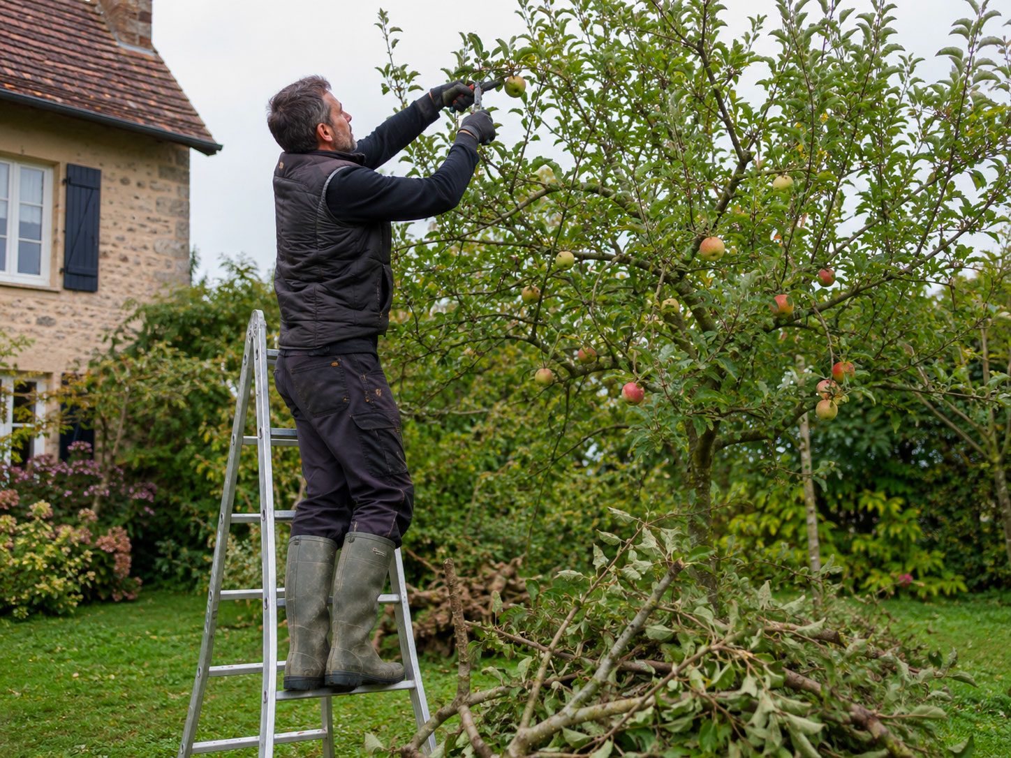 Taille d’arbres fruitiers avec Baum Paysage